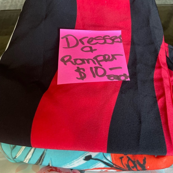 SHEIN Red and Black Women Shorts/ Romper - Picture 1 of 3